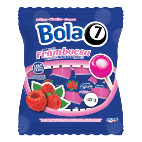 PIRULITO POP MANIA BOLA 7 FRAMB 50X12G