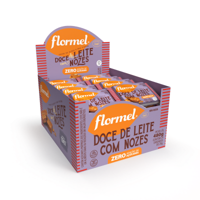 FLORMEL TABLETE LEITE C/NOZES 24X20G