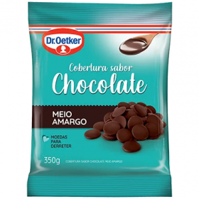 COBERTURA OETKER MEIO AMARGO MOEDAS 350G