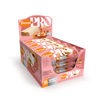 FLORMEL PROTEINA BARRA DOCE LEITE 12X35G