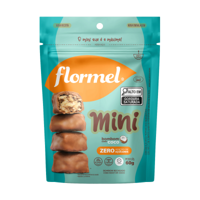 FLORMEL MINI BOMBOM C/COCO 60G