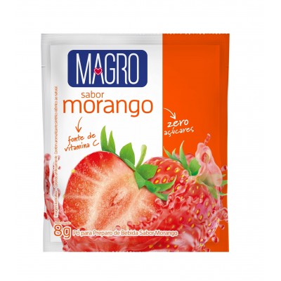 MAGRO REFRESCO DIET MORANGO DP 15X8G