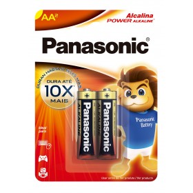 PANASONIC ALCALINA PEQUENA AA C/2