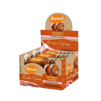 FLORMEL BOMBOM RECH CARAMELO 10X37,5G