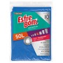 SACO LIXO ESFREBOM AZUL ALMOFADA 10X50L