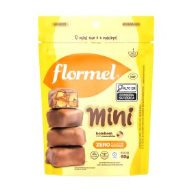 FLORMEL MINI BOMBOM C/AMENDOIM 60G