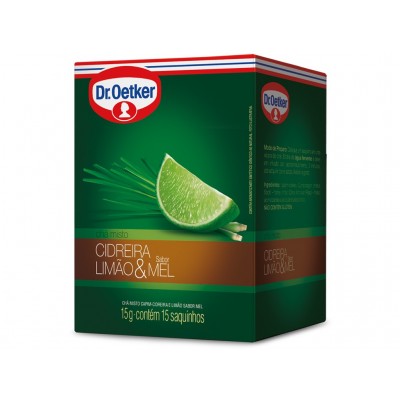 CHA OETKER CIDREIRA LIMAO MEL 15G C/15UN