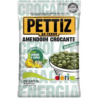 DORI AMENDOIM PETTIZ CEBOLA/SALSA 120G