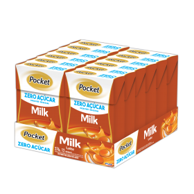 BALA POCKET MILK ZERO ACUCAR DP 12X23G