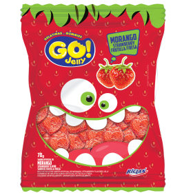 BALA GEL.GO JELLY MORANGOS 70G