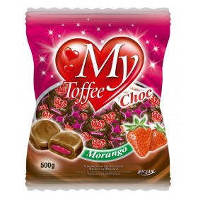 BALA MY TOFFEE CHOC MORANGO 500G