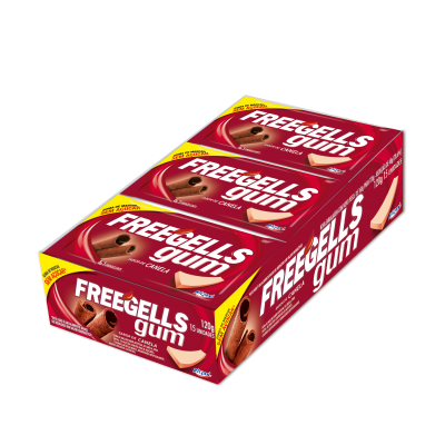 CHICLE FREEGELLS GUM CANELA C/15