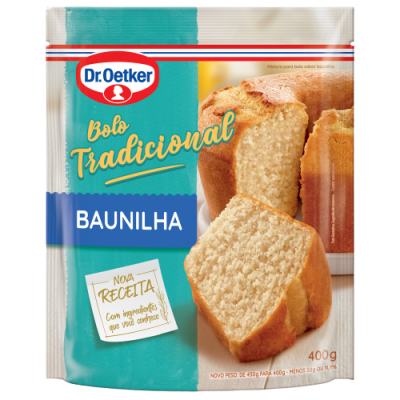 BOLO OETKER BAUNILHA SACHE 400G