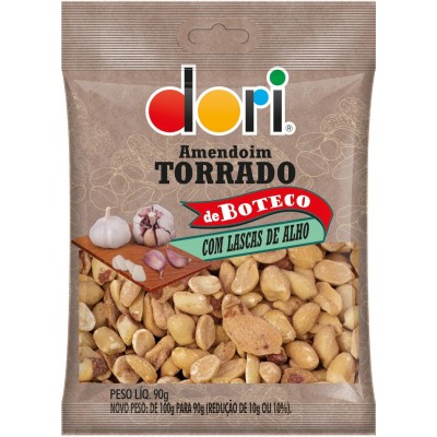 DORI AMENDOIM BOTECO LASCAS ALHO 90G