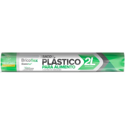 BRICOFLEX SACO P/ALIMENTOS 2LT C/50UN