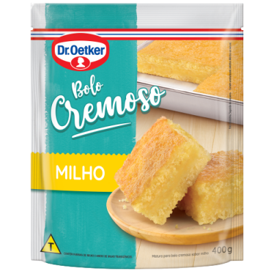 BOLO OETKER MILHO CREMOSO SACHE 400G