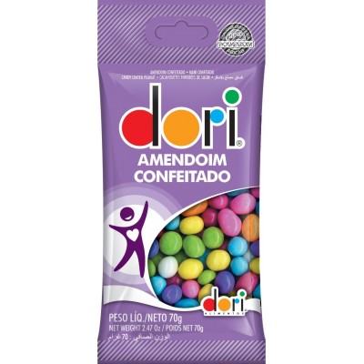 DORI AMENDOIM COLORIDO 70G