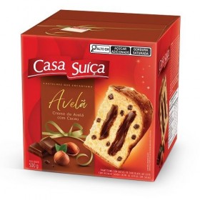 PANETONE CASA SUICA AVEL/CACAU 500G