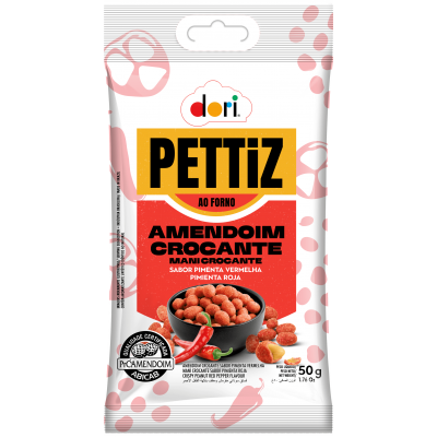 DORI AMENDOIM PETTIZ PIMENTA VERM 50G