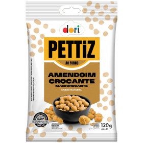 DORI AMENDOIM PETTIZ NATURAL CROC 120G