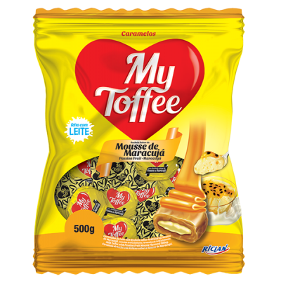 BALA MY TOFFEE MARACUJA 500G