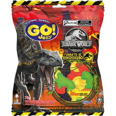 BALA GEL.GO JELLY JURASSIC WORLD 70G