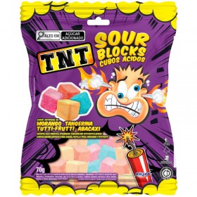 BALA GEL.GO JELLY TNT SOUR BLOCKS 70G