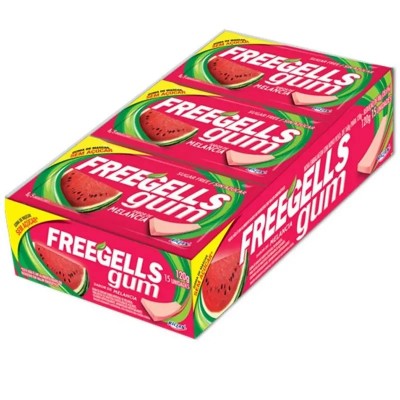 CHICLE FREEGELLS GUM MELANCIA C/15