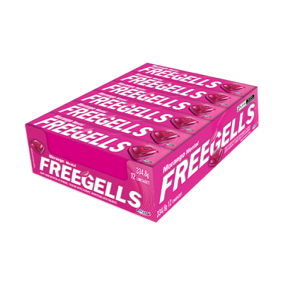 DROPS FREEGELLS PLAY 3X1 MORANGO C/12