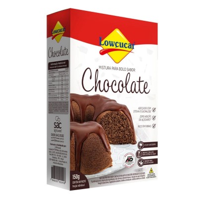 LOWCUCAR BOLO ZERO CHOCOLATE 150G