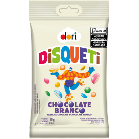 DORI DISQUETI CHOC.BRANCO 16X60G