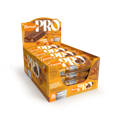 FLORMEL PROTEINA BARRA CARAMELO 12X35G