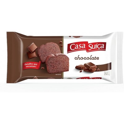 BOLO CASA SUICA CHOCOLATE 250G