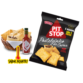 SNACK PIT STOP PASTEL CARNE 60G