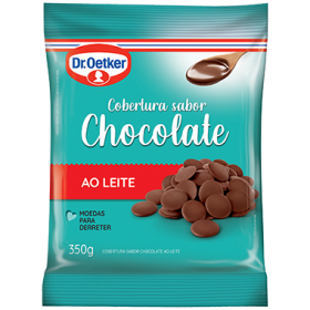 COBERTURA OETKER CHOC LEITE MOEDAS 350G