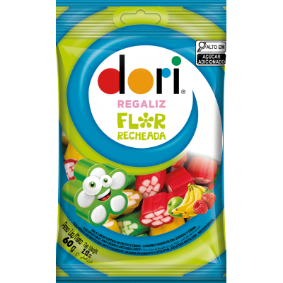 DORI REGALIZ FLOR 60G