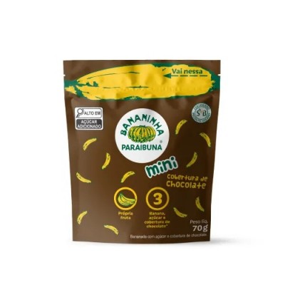 BANANINHA PARAIBUNA MINI CHOCOLATE 70G