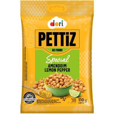 DORI AMENDOIM PETTIZ LEMON PEPPER 110G