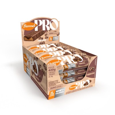 FLORMEL PROTEINA BARRA CAPPUCCINO 12X35G