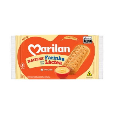 BISC MARILAN MAIZENA FARINHA LACTEA 300G