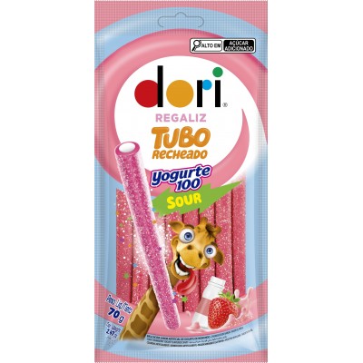 DORI REGALIZ YOGURTE100 ACIDO 70G