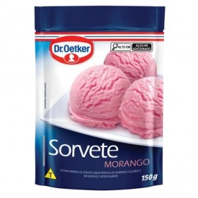 SORVETE PO OETKER MORANGO 150G